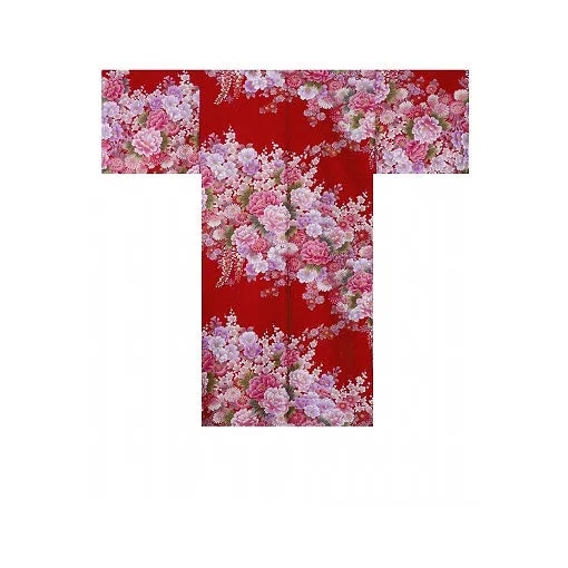 Women's Kimono: Flowers in Bloom