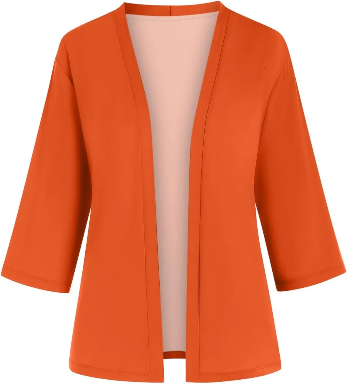 Women's Longer Length Open Front Cardigan 2025 Summer Sun Protection Cover Ups Trendy Half Sleeve Maxi Duster Coats