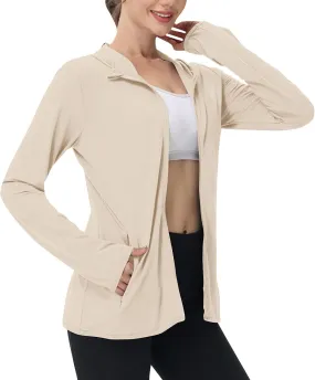 Women's Sun Protection Jacket Cooling Hooded SPF Shirts Lightweight Long Sleeve UV Clothing for Outdoor Hiking Running