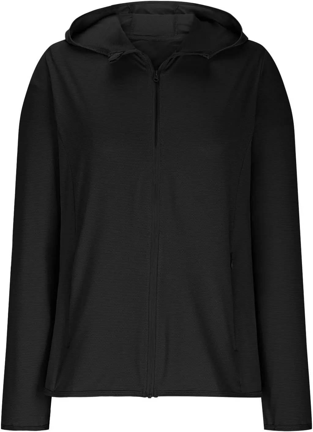 Women's Sun Protection Jacket Cooling Hooded SPF Shirts Lightweight Long Sleeve UV Clothing for Outdoor Hiking Running