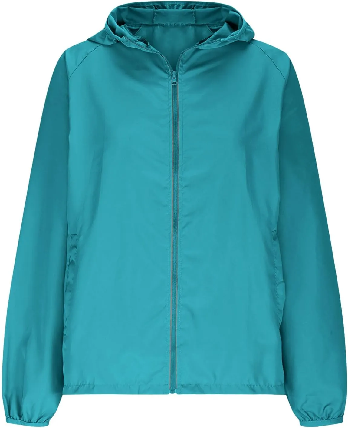 Women's UPF Sun Protection Shirts SPF Jacket Lightweight Full Zip Up UV Hoodie Long Sleeve Summer Hiking Coat W Pocket