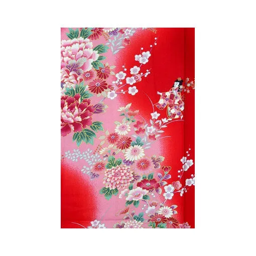 Women's Yukata: Japanese Dolls