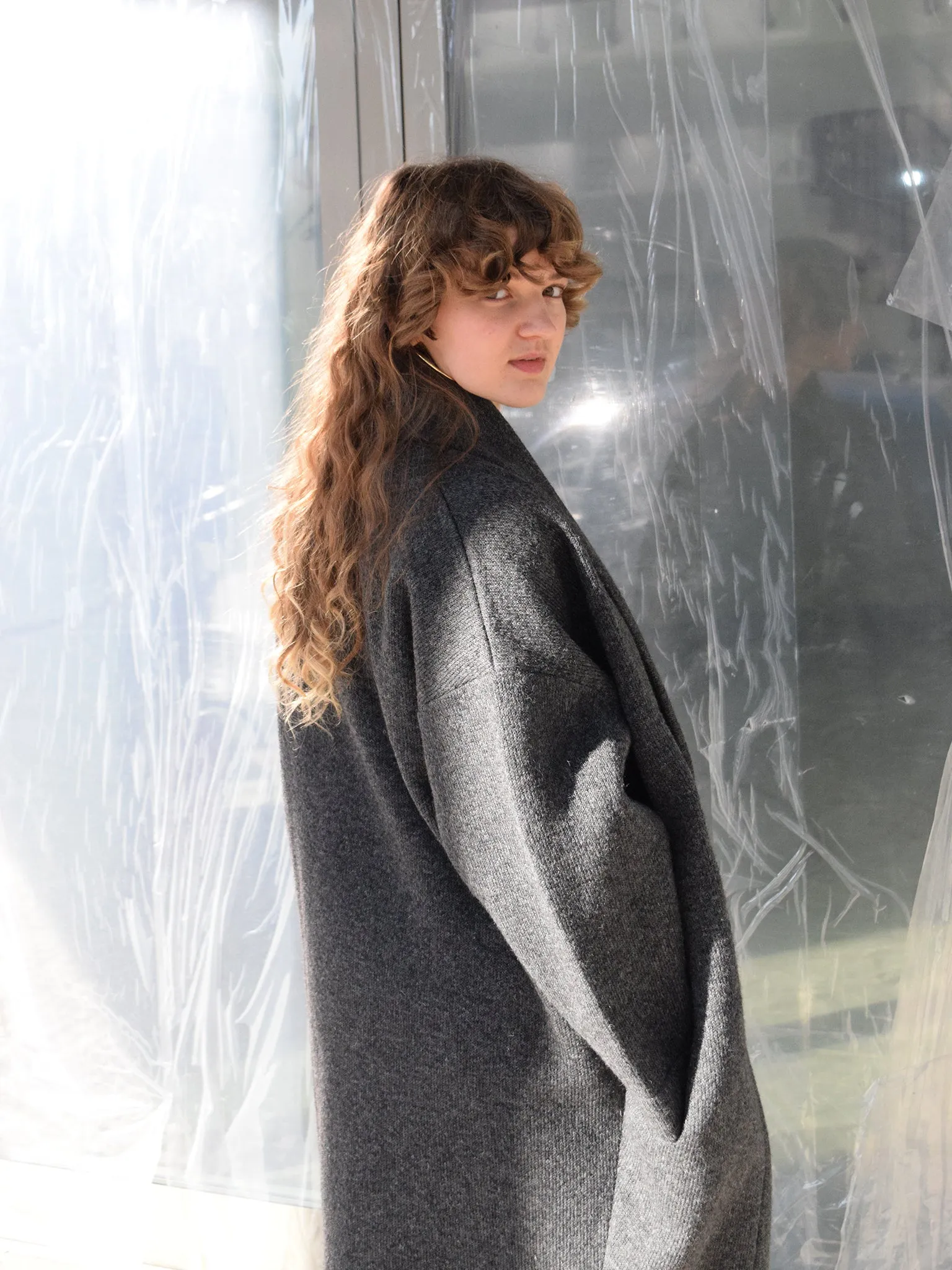 Xiong coat, anthracite