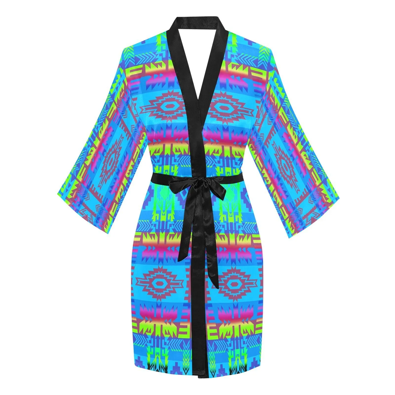 Young Journey Long Sleeve Satin Robe