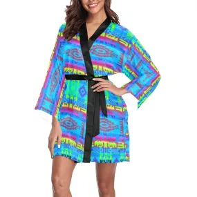 Young Journey Long Sleeve Satin Robe