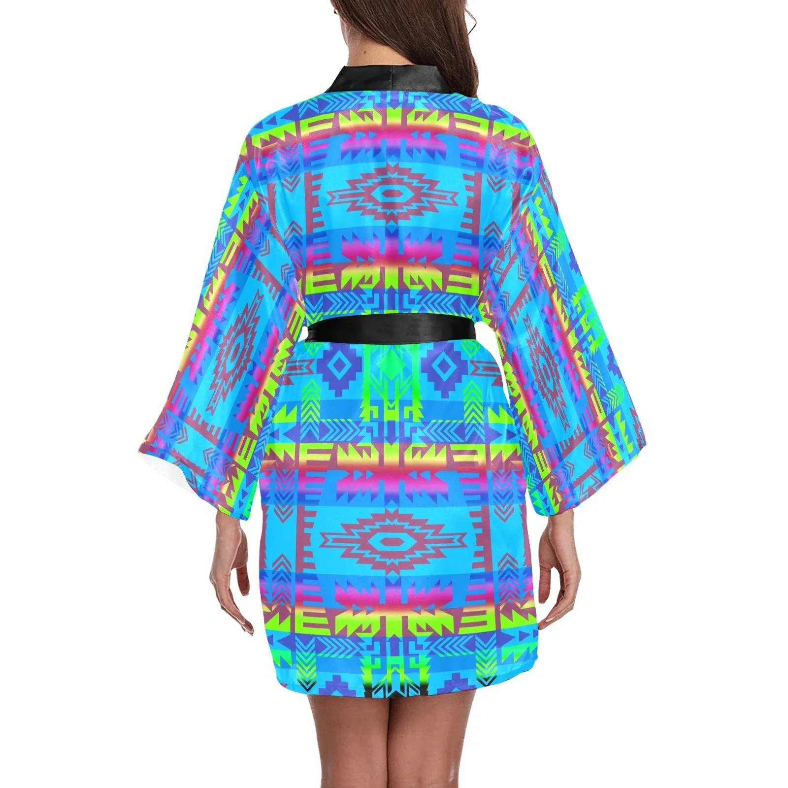 Young Journey Long Sleeve Satin Robe