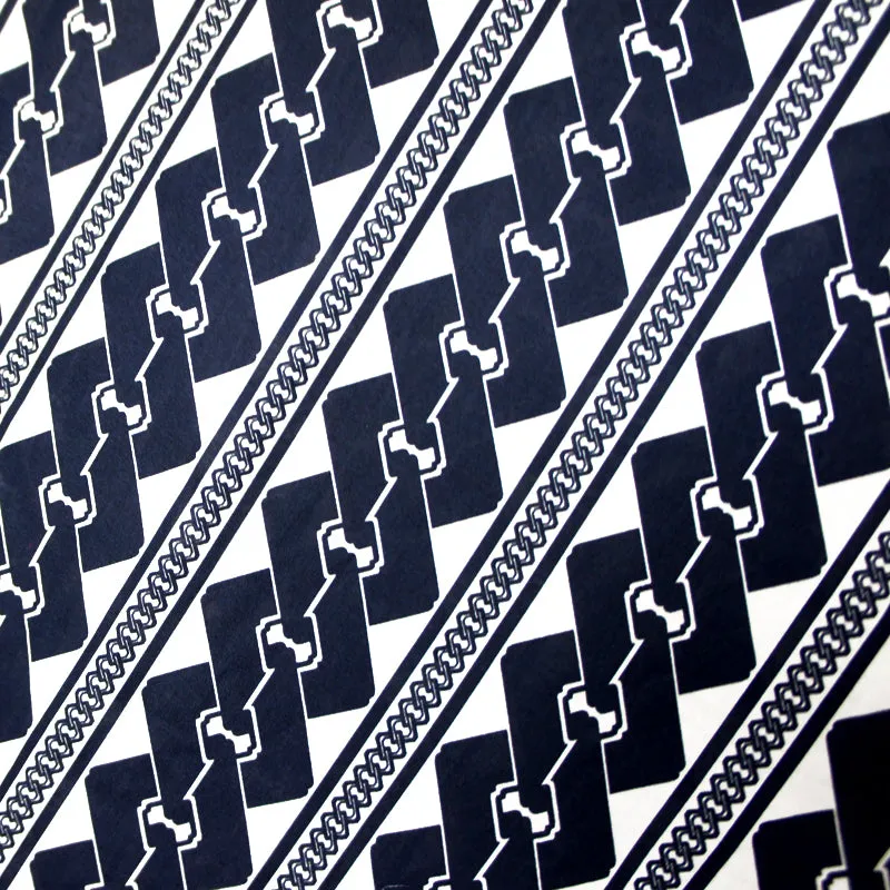 Yukata Robe for Men Chain Pattern